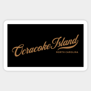 Ocracoke Island, NC Beachgoing Vacationing Sticker